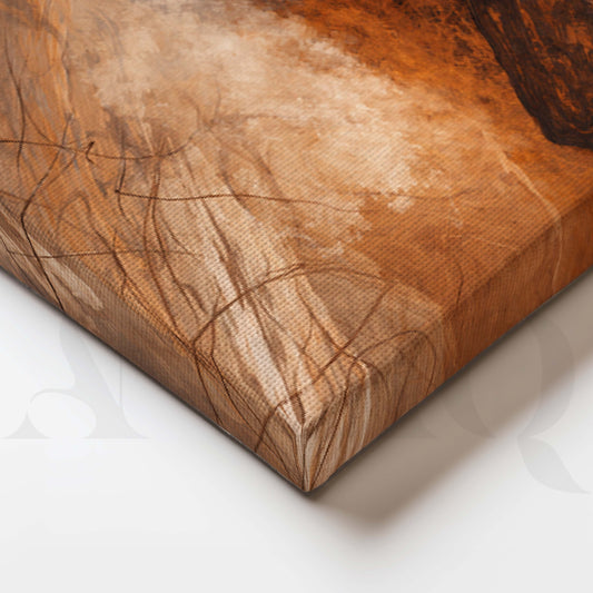 Earthy Storm Abstract Gallery Wall Set of 2