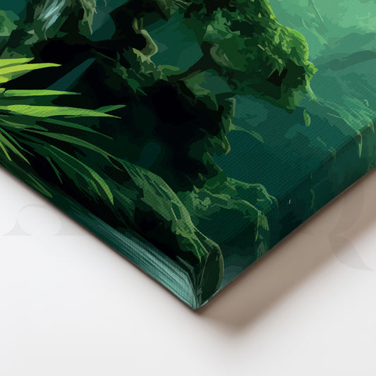 Serene Wilderness Canvas Wall Painting