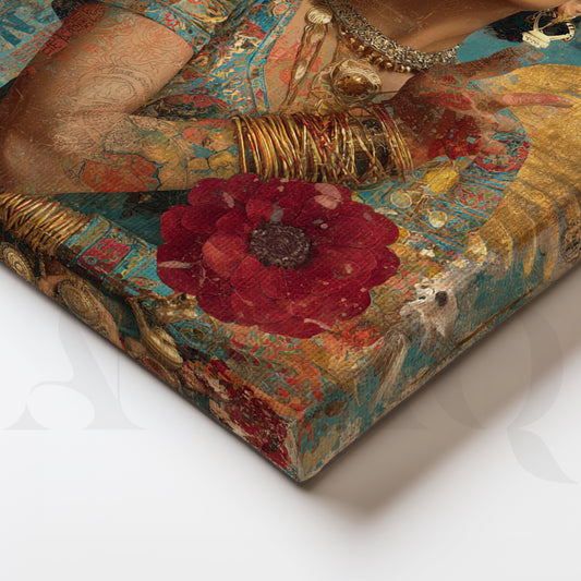 Boho Angelic Diva Portrait Gallery Wall – Set of 3 Artworks