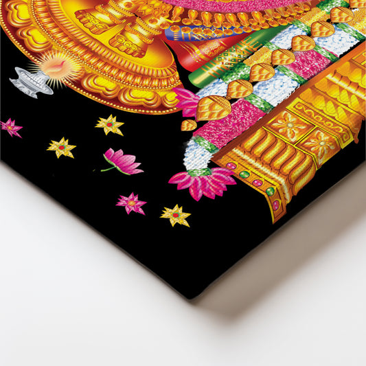 Divine Icon of Lord Venkateshwara Adorned with Rich Ornaments