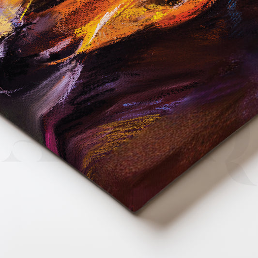Equine Affection Canvas Wall Painting