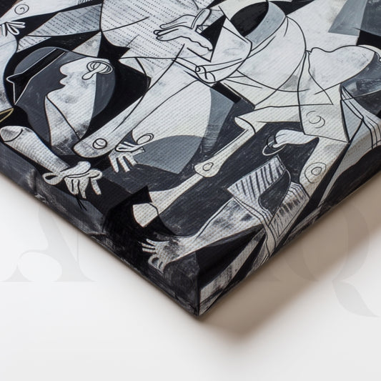 Cubist Figurative Abstract Canvas Artwork for Living Room