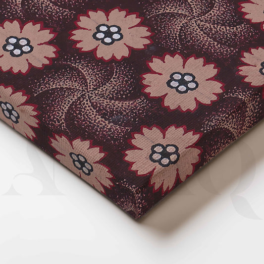 Vintage Floral Pattern Canvas Artwork for Stylish Bedroom