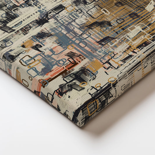Modern Metropolis Canvas Wall Painting