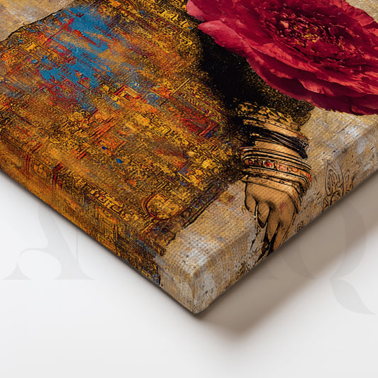 Boho Queen Portrait Gallery Wall – Set of 3 Artworks