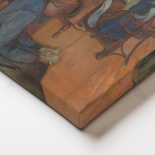 Quiet Vigil Canvas Painting for Study or Library