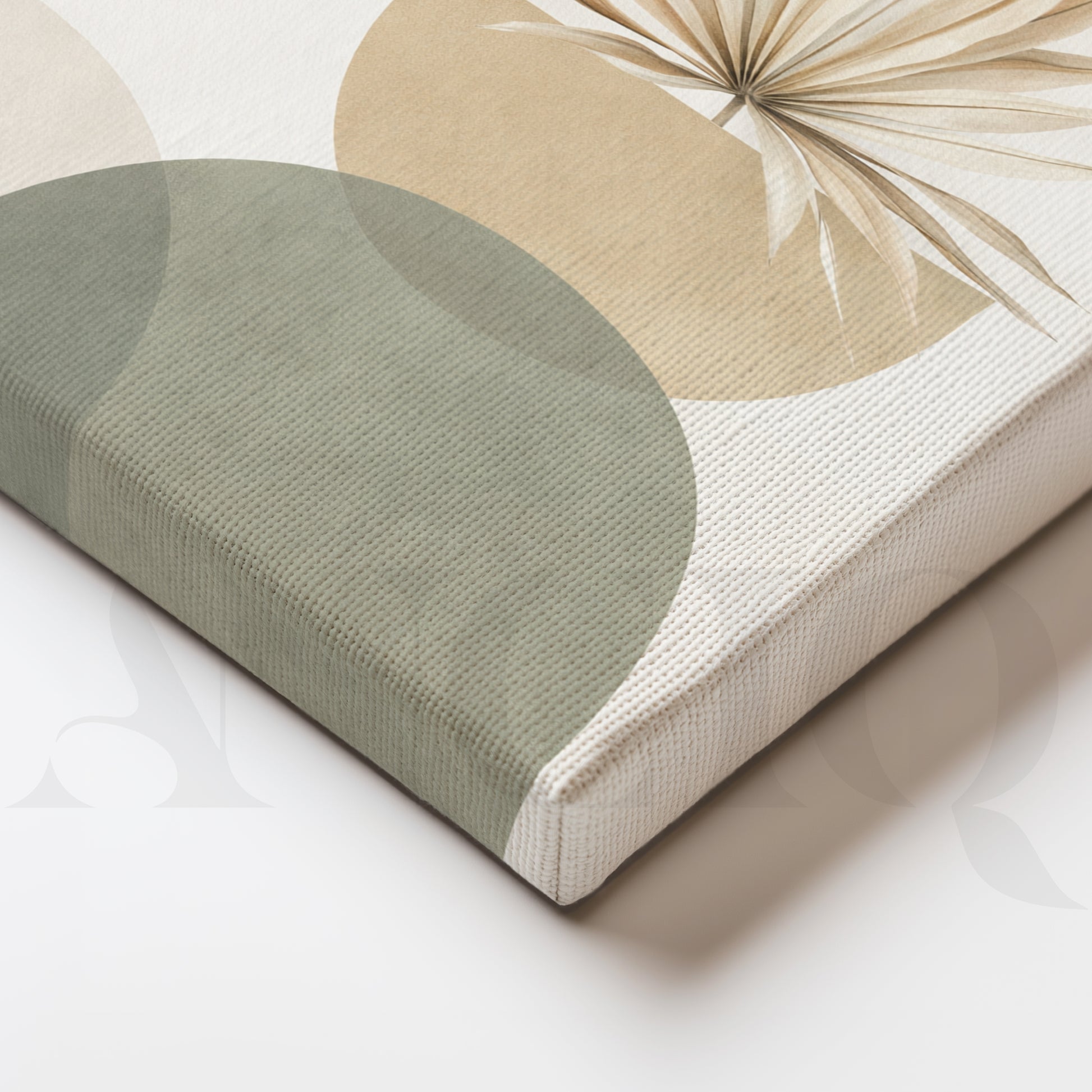Soft Sage Botanical Balance Gallery Wall – Set of 3 Modern Nature Artworks - 18 x 24 Inches for Living Room