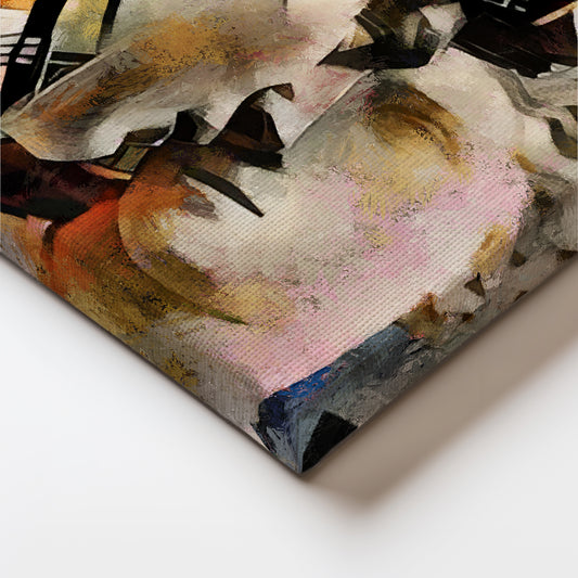 Fusion of Classical Form and Modern Chaos in Abstract Layers