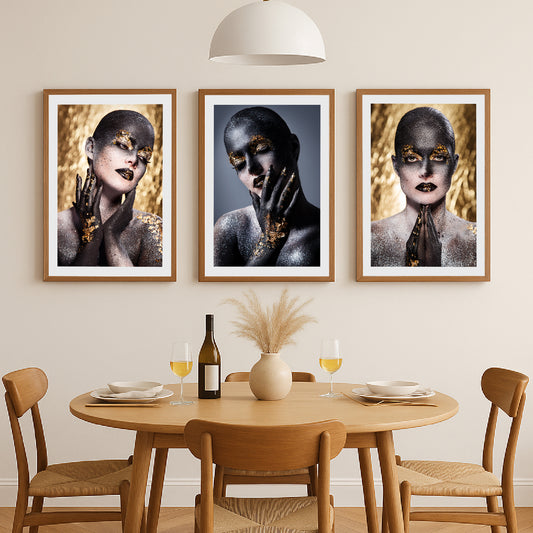 Golden Aura Gallery Walls