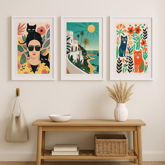 Playful Coastal Charm Gallery Walls
