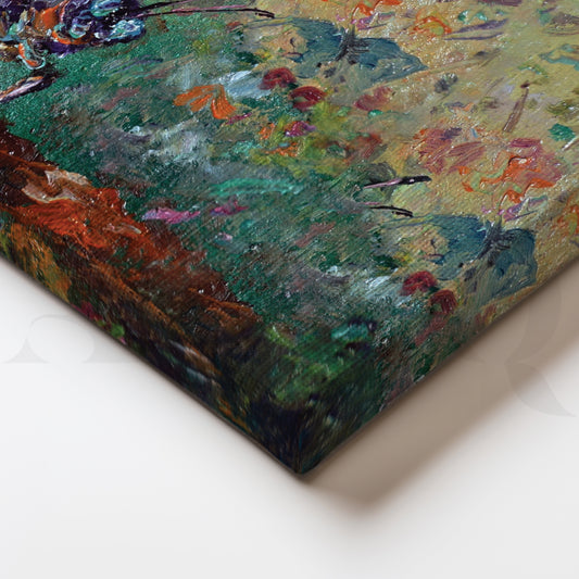 Butterfly Alights Canvas Wall Painting