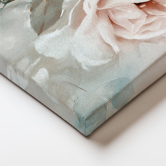 Peachy Serenade Canvas Wall Painting