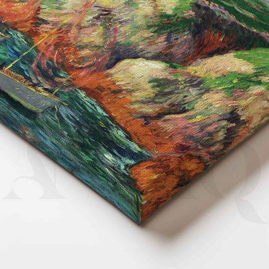 Henri Moret Coastal Cliff Canvas Artwork