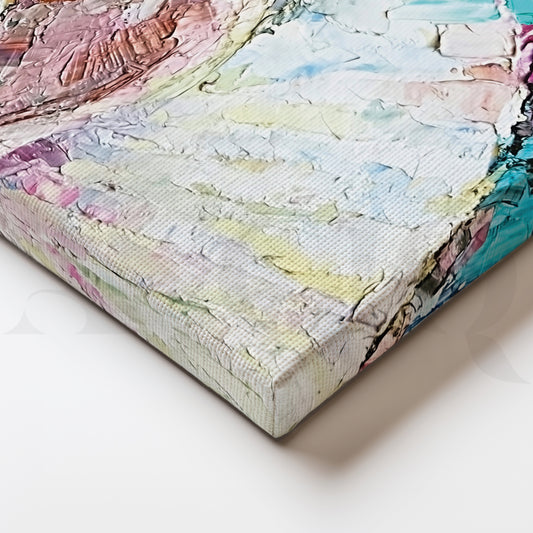 Ballerina in Motion Canvas Wall Painting