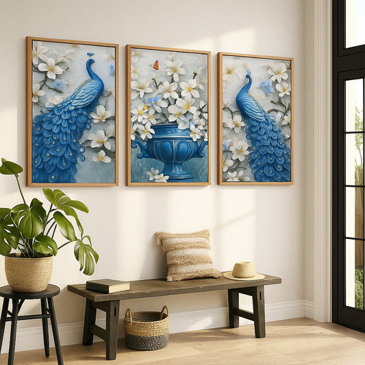 Majestic Plumage Canvas Wall Painting