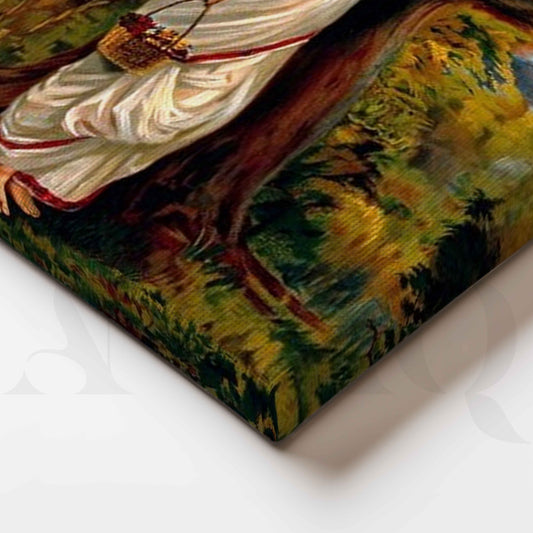 Ahalya by Raja Ravi Varma Canvas Artwork