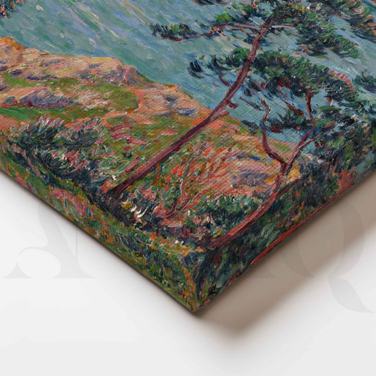Henri Moret Pine Coast Seascape Canvas Artwork