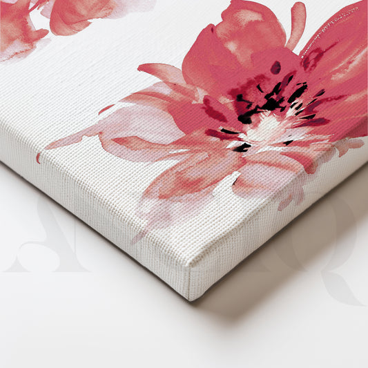 Vibrant Petunias Canvas Wall Painting