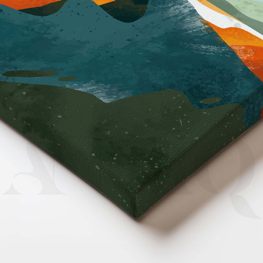 Vibrant Canyon Landscape Gallery Wall Artwork Set of 3