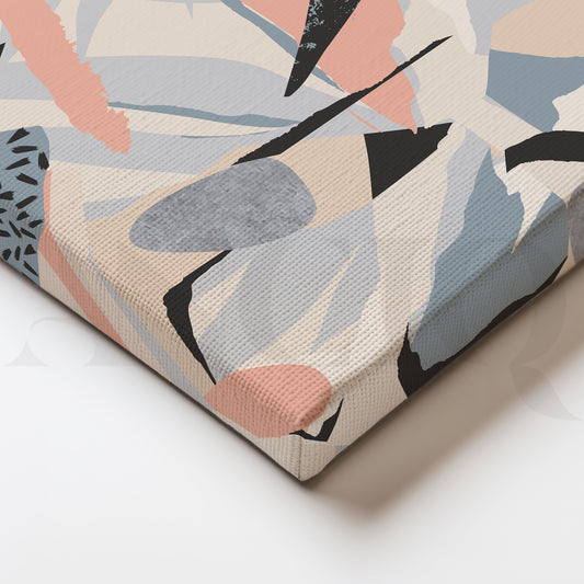 Modern Wall Art: Geometric Canvas Print Decor
