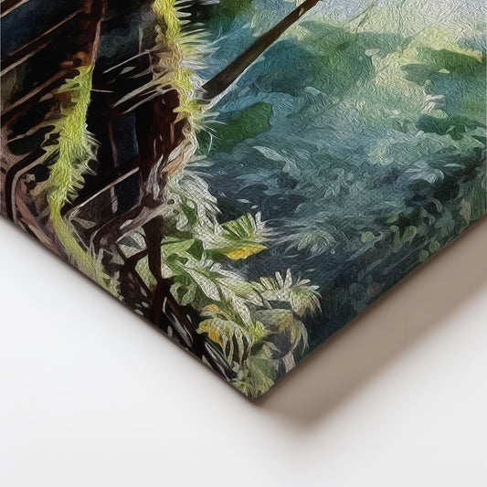 Enveloping Calm Canvas Wall Painting