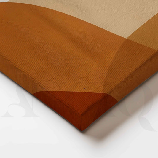 Warm Earthy Geometric Gallery Wall Artwork Set of 3