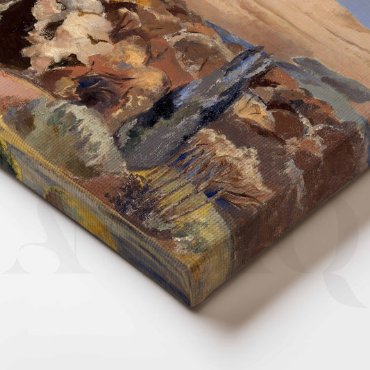 Soft Pastoral Landscape Canvas Artwork