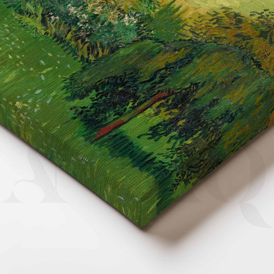 Lush Green Garden Canvas Artwork