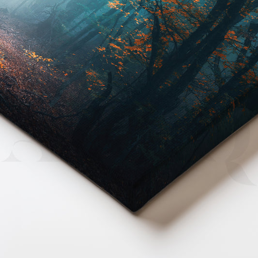 Misty Mornings Canvas Wall Painting