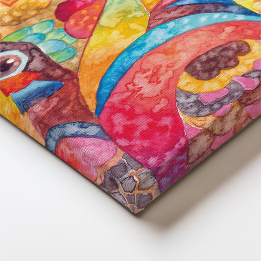 Songbird Serenade Canvas Wall Painting
