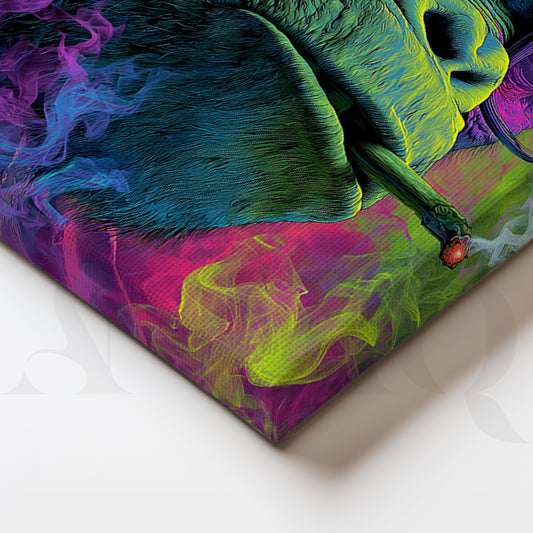 Neon Gorilla Attitude Gallery Wall – Set of 3 Artworks