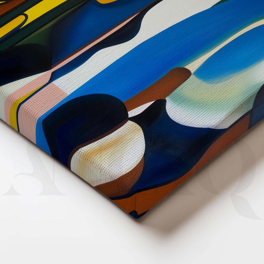 Abstract Figurative Modern Canvas Artwork