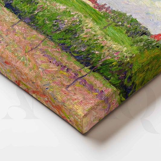 Blooming Countryside Landscape Canvas Artwork