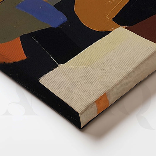 Modern Block Abstract Gallery Wall Set of 2