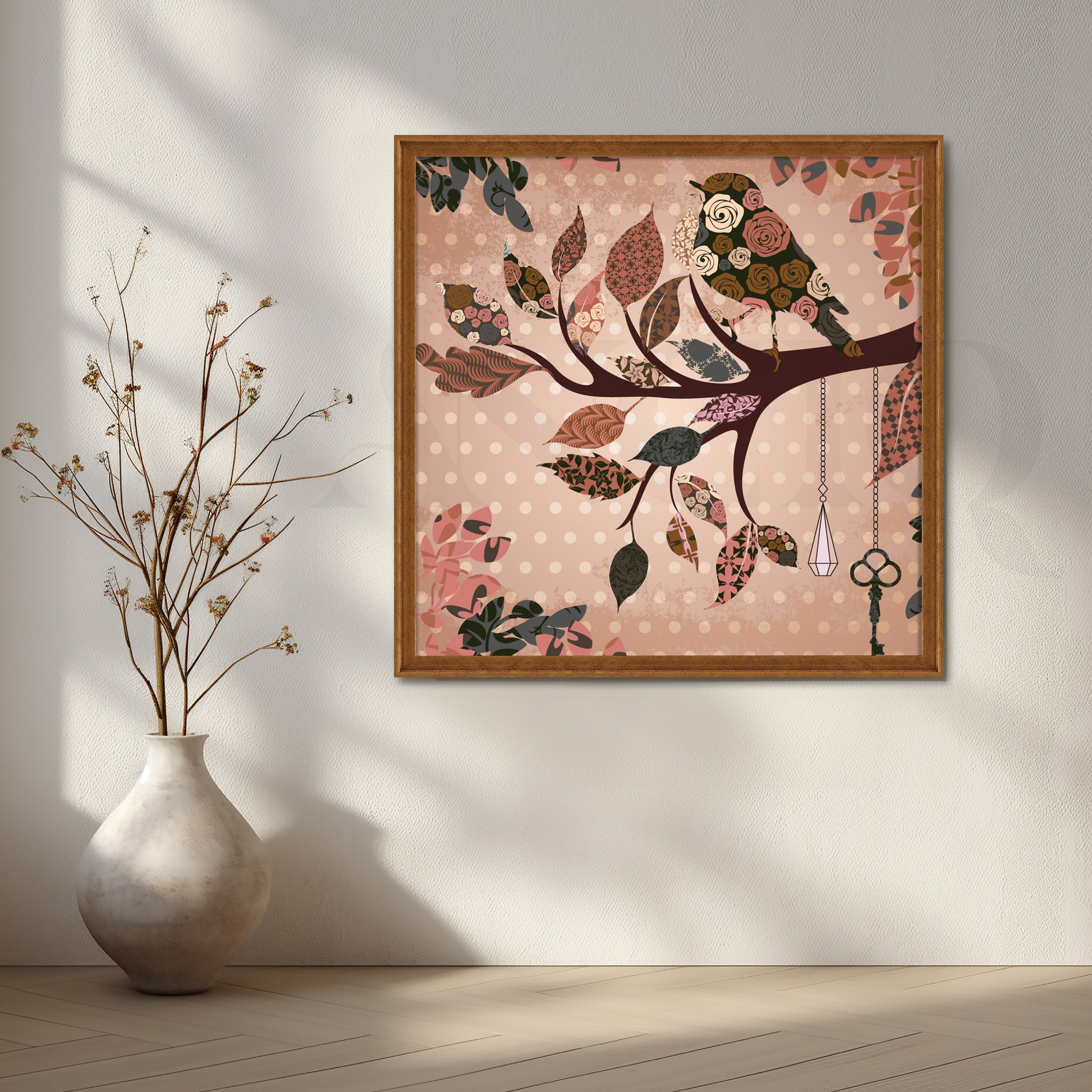 Whispering Branches Canvas Artwork for Stylish Bedroom