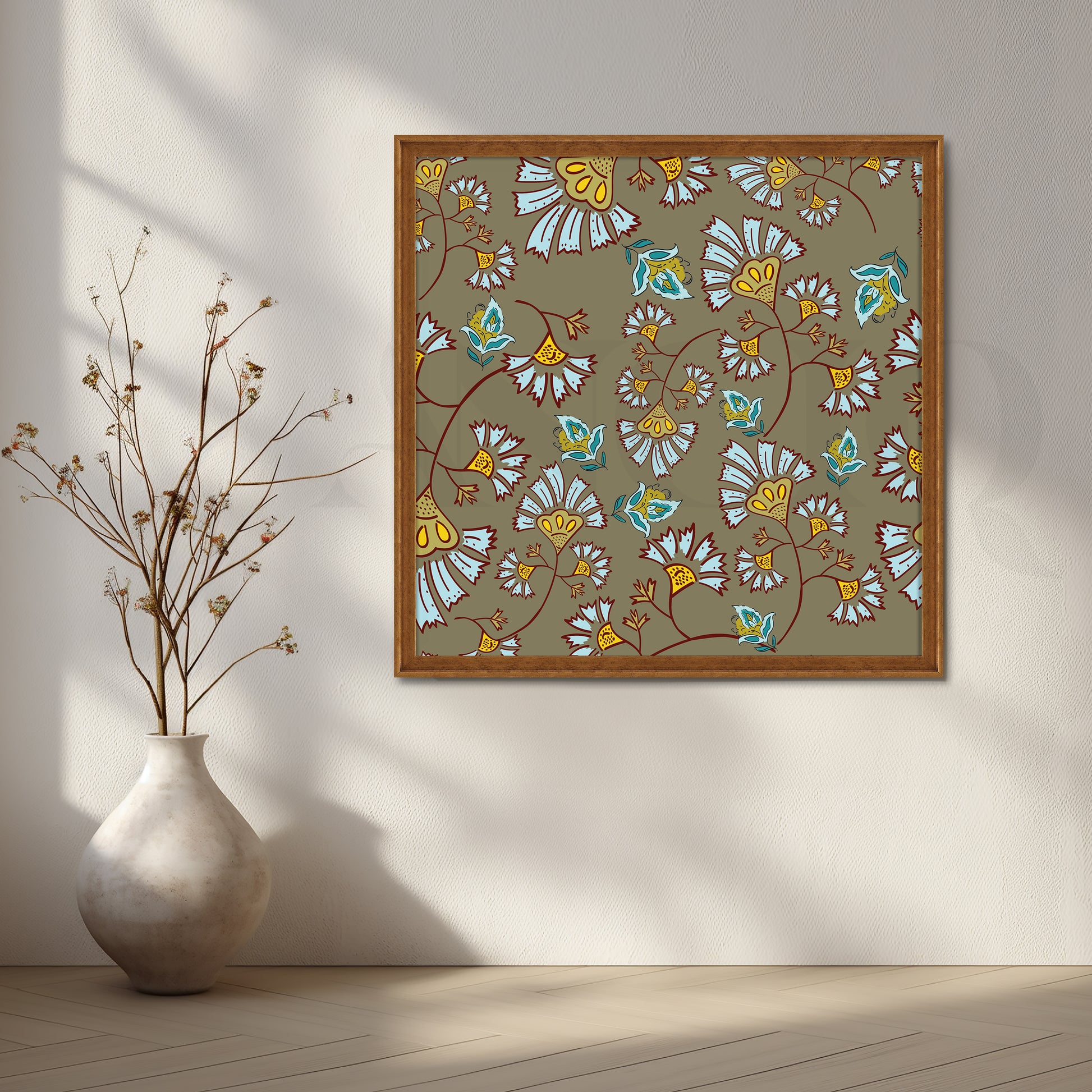 Pastel Meadow Canvas Artwork