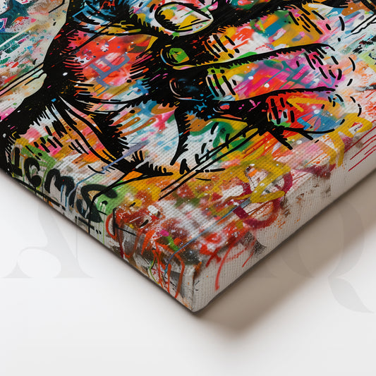Graffiti Icons Gallery Wall – Set of 3 Artworks