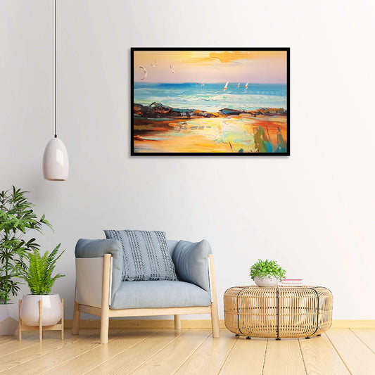 Tropical Paradise Canvas Wall Painting