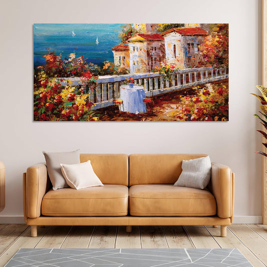 Mediterranean Escape Canvas Wall Painting