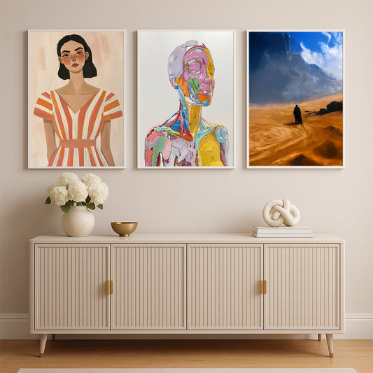 Human Essence Tapestry Gallery Walls