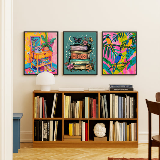 Whimsical Study Vibes Gallery Walls