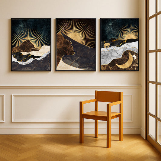 Cosmic Radiance Glow Gallery Walls