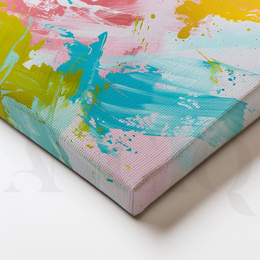 Candy Cloud Abstracts Gallery Wall – Set of 3 Artworks