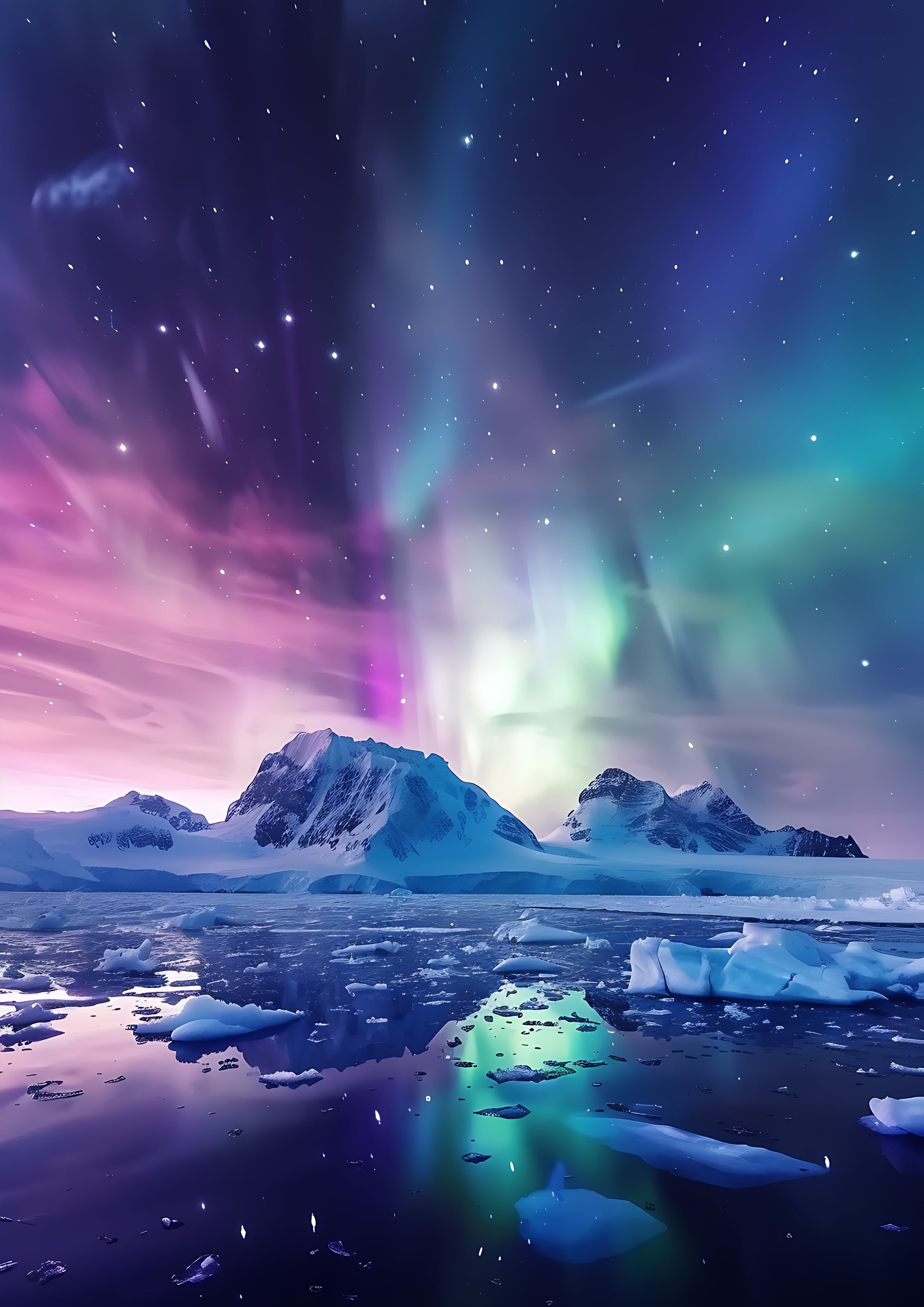aurora wall poster anciq