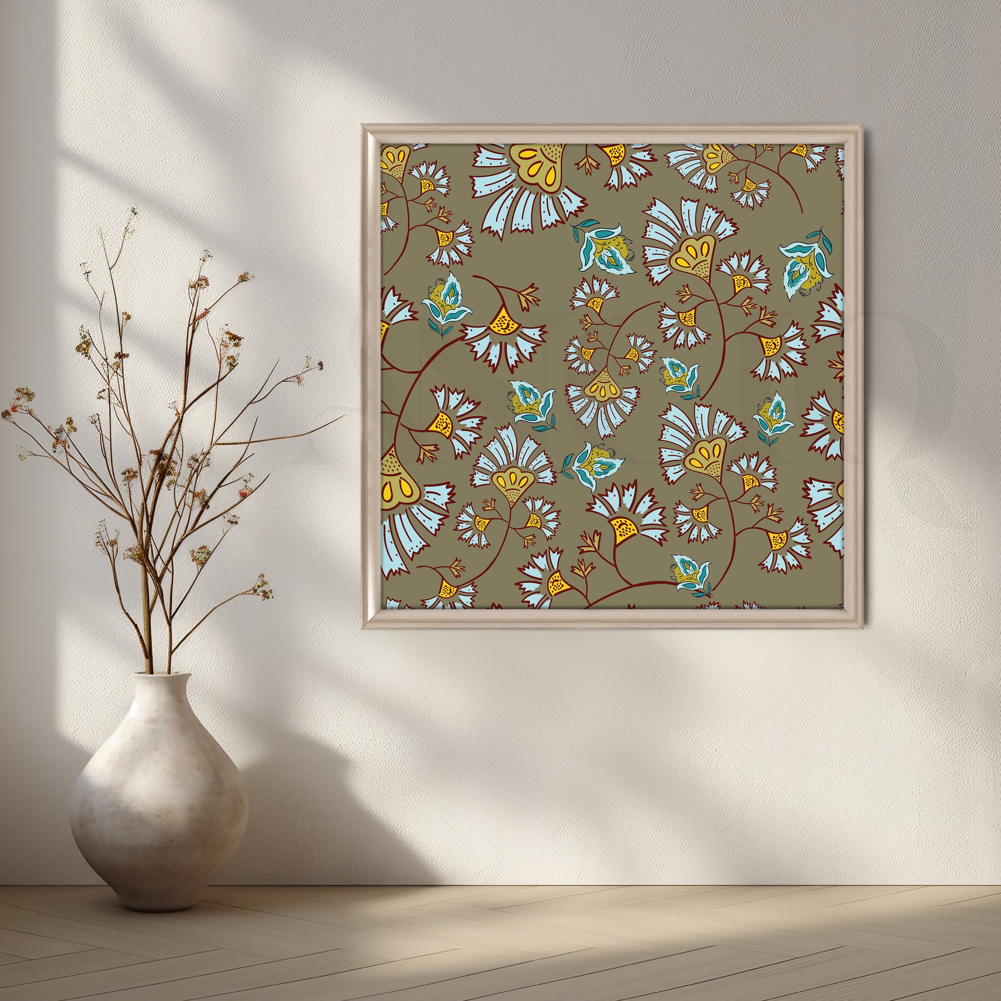 Pastel Meadow Canvas Artwork