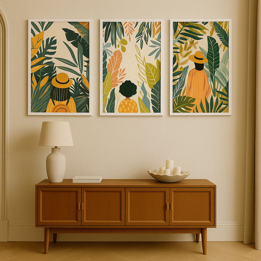 Tropical Serenity Gallery Walls