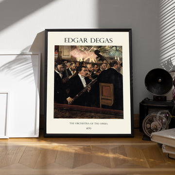 The Orchestra at the Opera House, by Edgar Degas Oil Painting Canvas Print Artwork