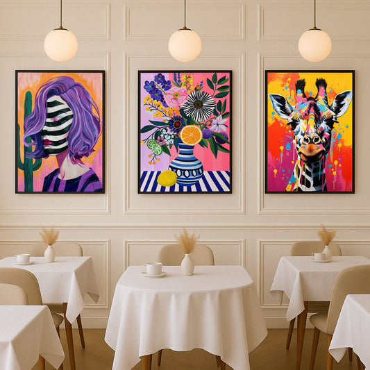 Vivid Pop Culture Gallery Walls