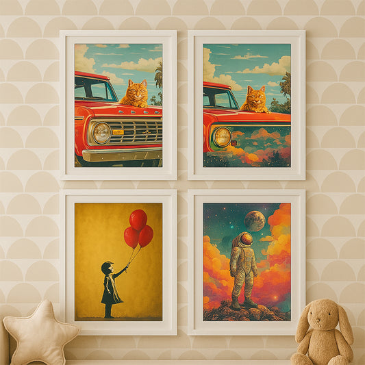 Dreamy Whimsy Pop Gallery Walls
