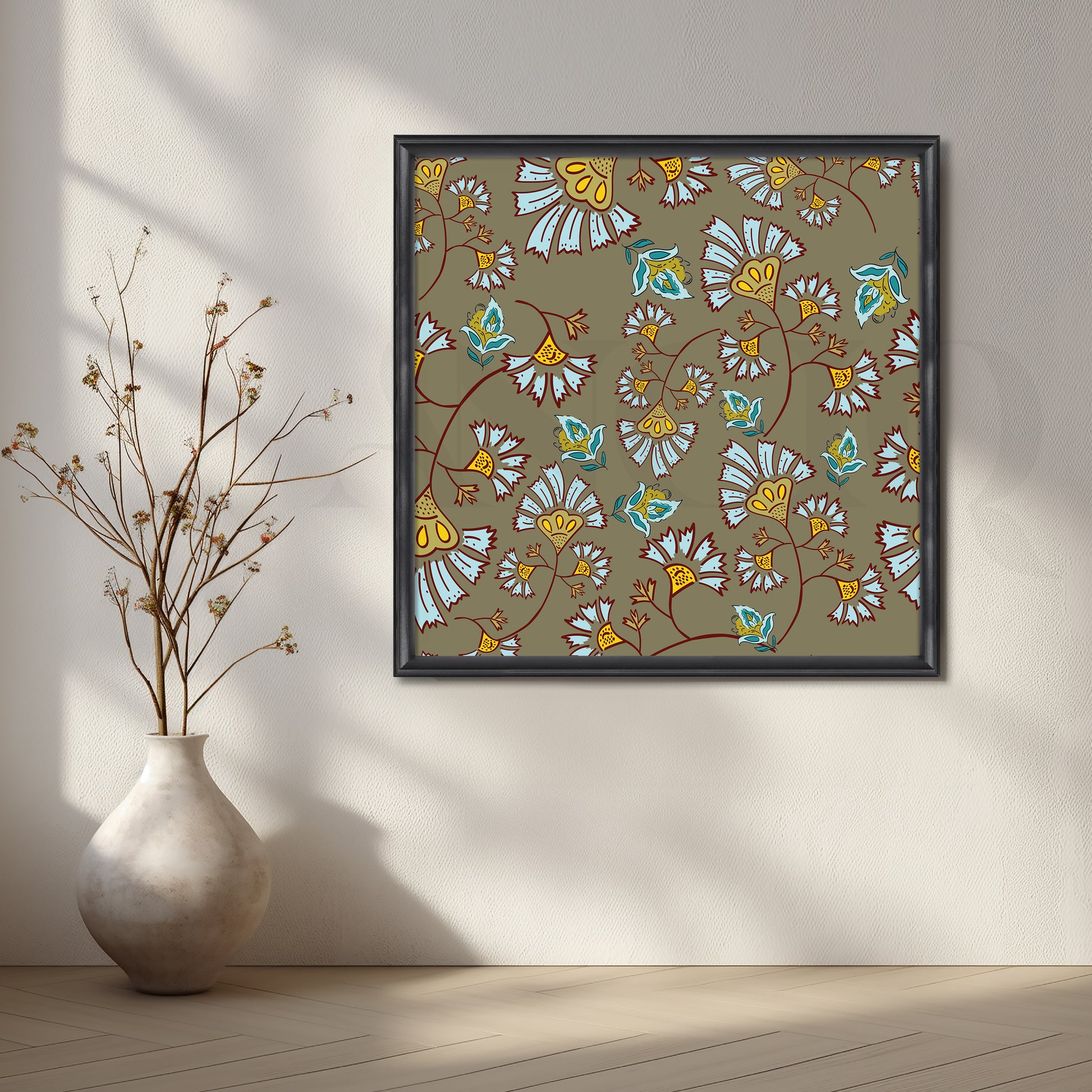 Pastel Meadow Canvas Artwork